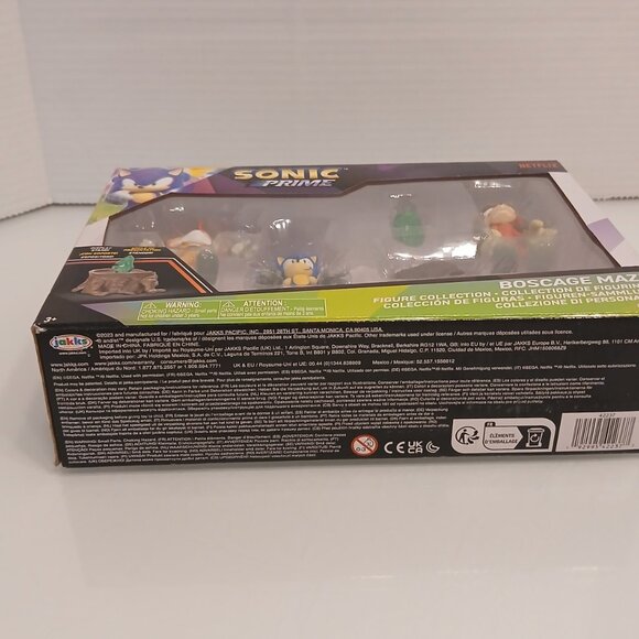Sonic Prime Netflix Boscage Maze Tails Knuckles 2.5" Figures Jakks Pacific Sega - Picture 8 of 9